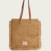 Bolso De Rafia Trenzada Terranova
