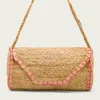 Bolso Yute Natural Fucsia Granadella