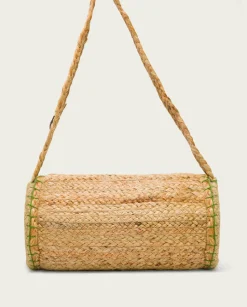 Bolso Yute Natural Verde Granadella