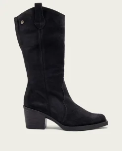 Botas Cowboy Carbon Con Cremallera Java