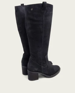 Botas De Tacón Carbon Con Cremallera Nora