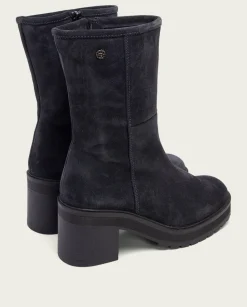 Botas De Tacón Carbon Con Cremallera Reiko