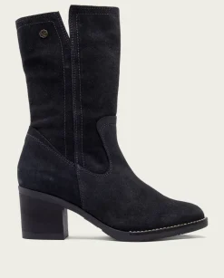 Botas De Tacón Carbon Con Cremallera Nia