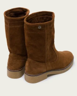 Botas Plana Cuero Vanessa