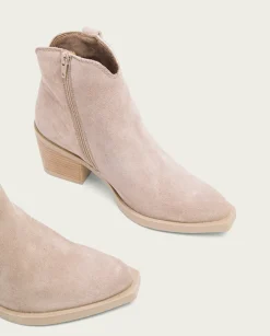Botines Cowboy Arena Con Cremallera Jara