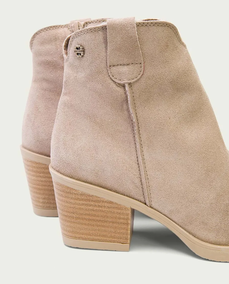 Botines Cowboy Arena Con Cremallera Jara