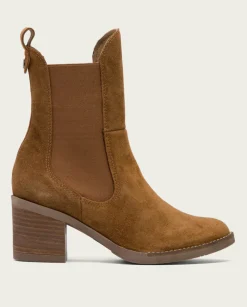Botines De Tacón Cuero Con Elasticos Ninet