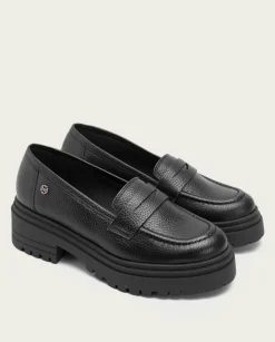 Mocasines Planos Negros Sahira