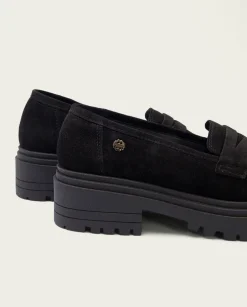 Mocasines Planos Negros Selma